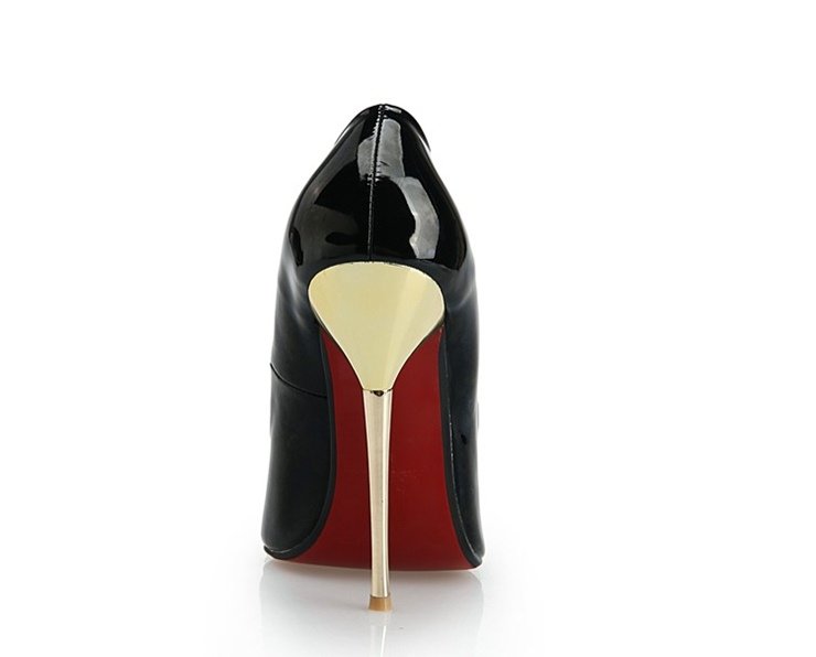 Metal Heel Patent Stiletto Heels for Women SK6414 - Image 13