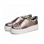 bronz inci bileklikli platform loafer sk14190