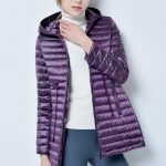 mor şişme puf bayan ceket sk14441