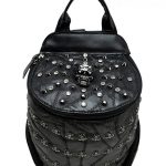 siyah tasarım kuru kafa sırt çantası sk14015