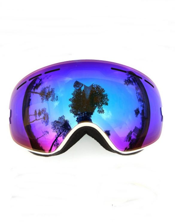 beyaz çift lens unisex kayak gözlüğü modelleri sk15055