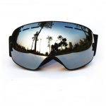 gümüş çift lens unisex kayak gözlüğü modelleri sk15055