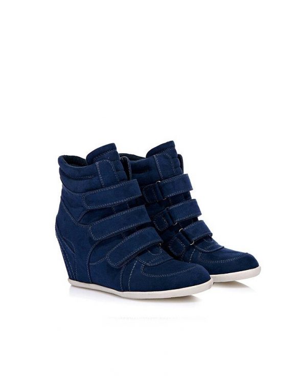 lacivert 3 bantlı süet sneaker sk16119 lacivert 3 bantlı süet sneaker sk16119