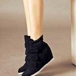 sk16119 siyah süet bantlı sneaker