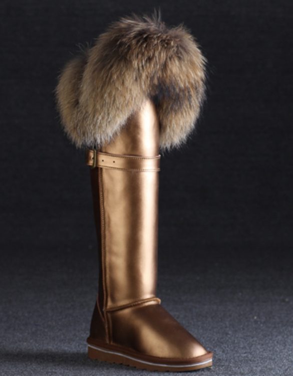 bronz kürklü ugg çizme sk17733 bronz kürklü ugg çizme sk17733