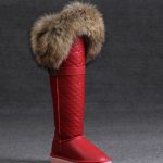 kırmızı kürklü ugg çizme sk17733