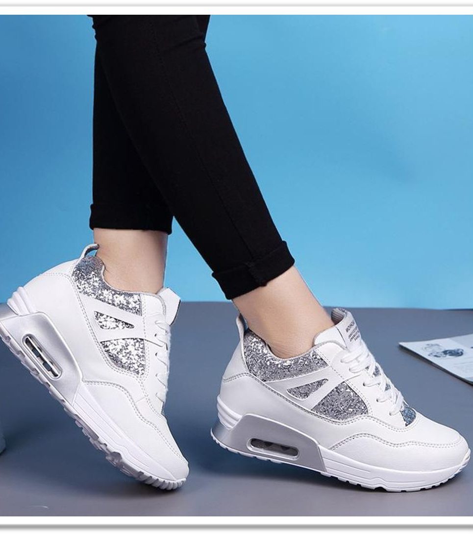 beyaz gizli topuk payetli spor ayakkabı sk21524 beyaz gizli topuk payetli spor ayakkabı sk21524