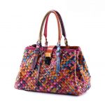 renkli dokuma kol çantası sk22355