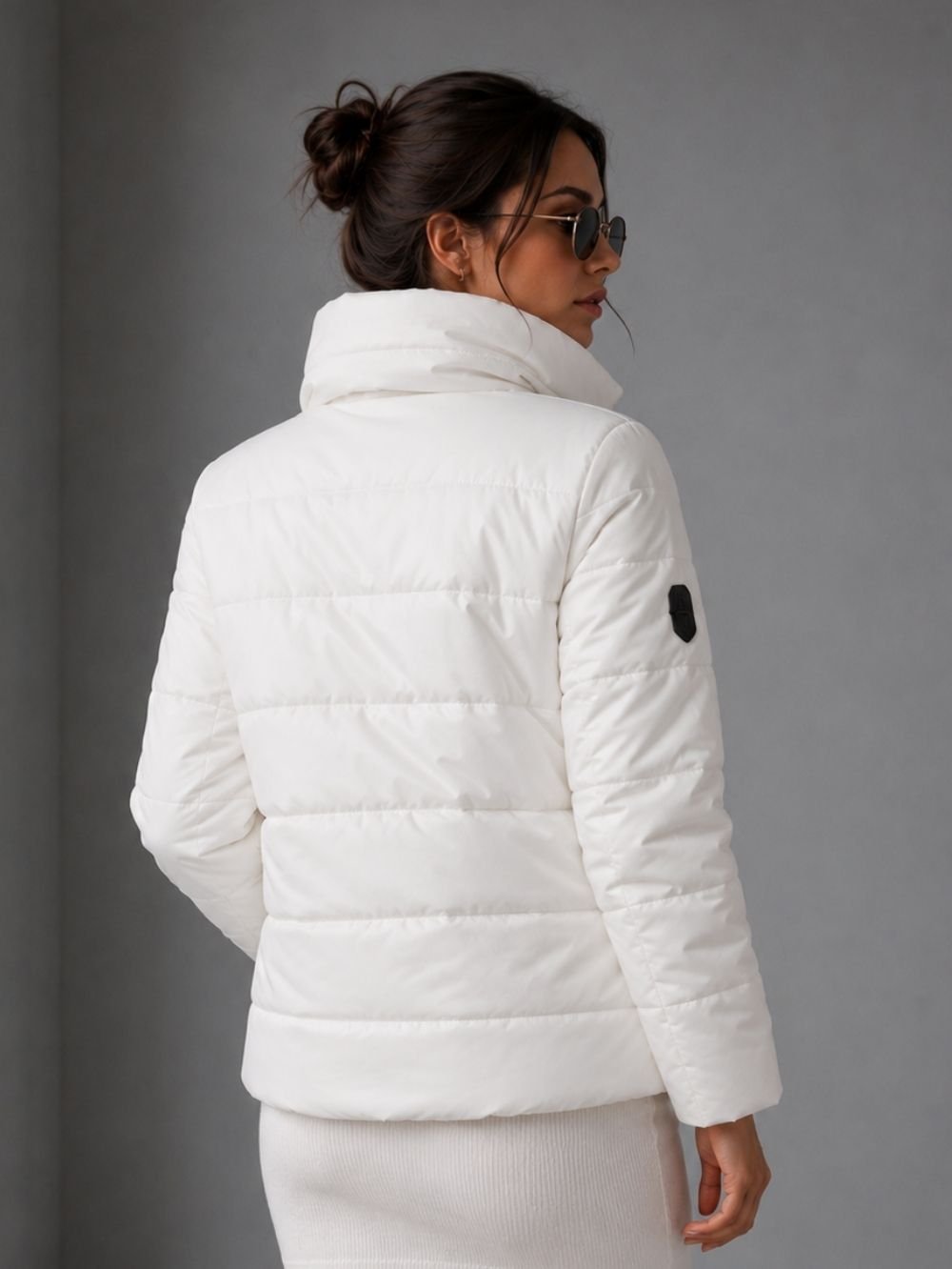 Short Down Puffer Jacket for Women SK26535 - Image 4