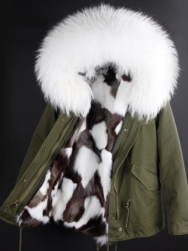 fox fur lining coat inside