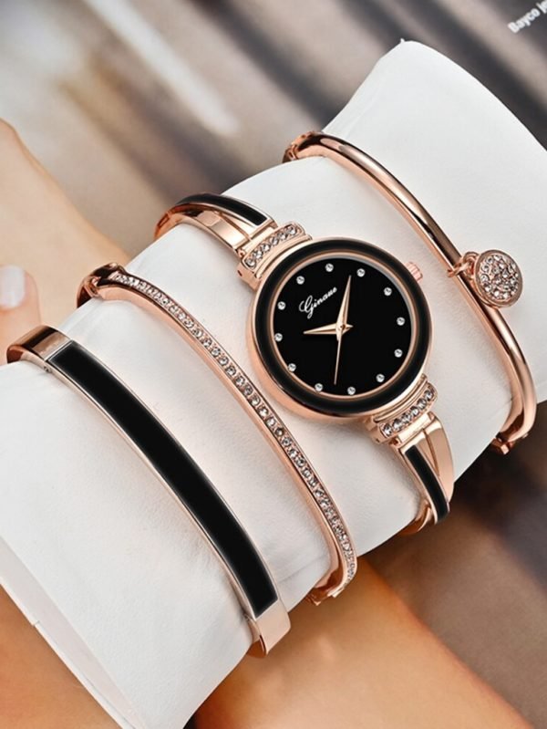 3 cm dial elegant jewelry style watch set