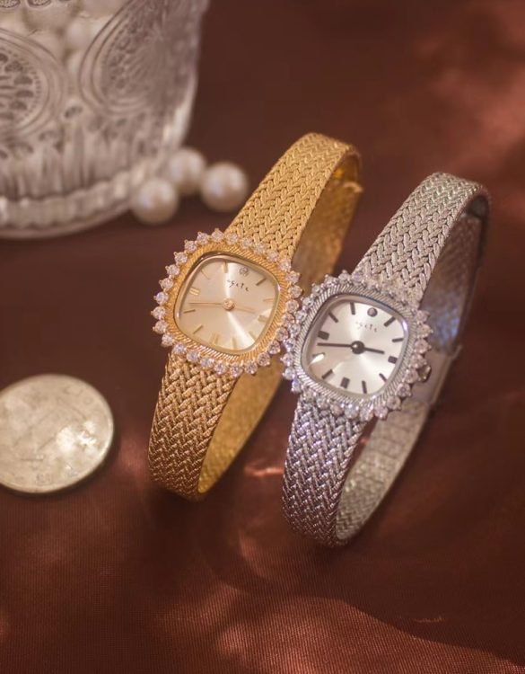 24 Ayar Altın Kaplama Taşlı Zarif Kol Saati SK53273 24 Ayar Altın Kaplama Taşlı Zarif Kol Saati SK53273