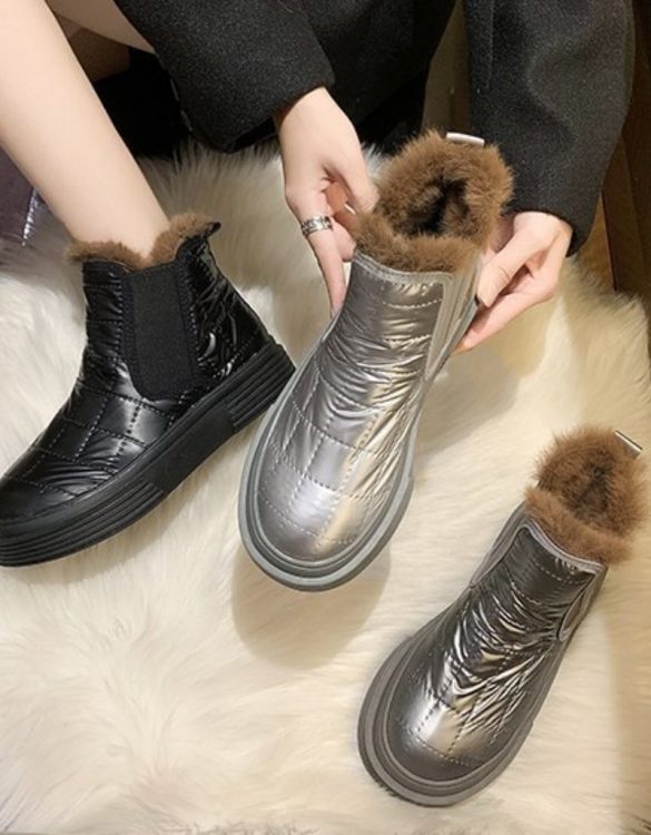 Kürklü Kadın Kar Botu SK53198