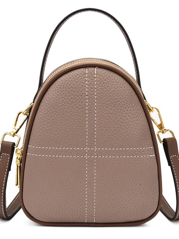 Gerçek Deri Omuz Askılı Çanta SK53930 - Haki