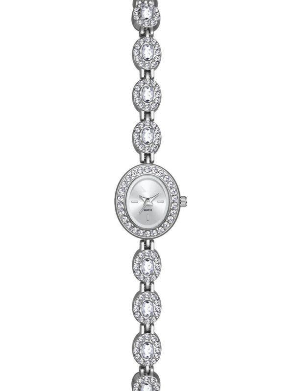 Zirkonyum Taşlı Zarif Kol Saati SK55867 - Gümüş