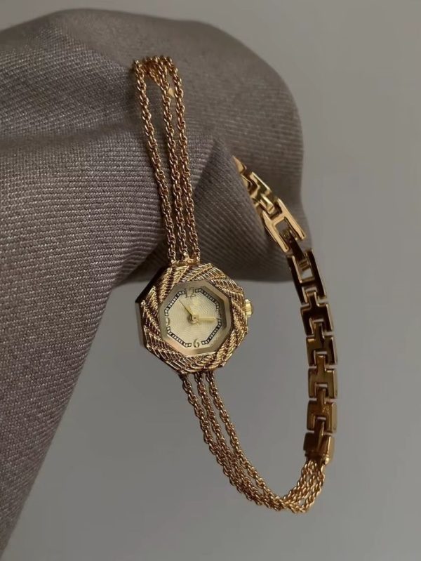 Zincir Kordonlu Vintage Kol Saati SK56891