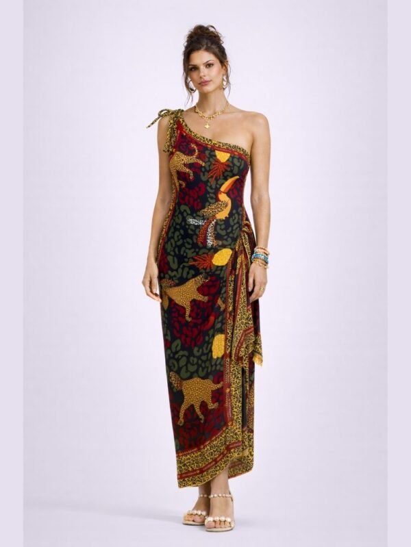 women leopard patterned two piece swimsuit pool style,