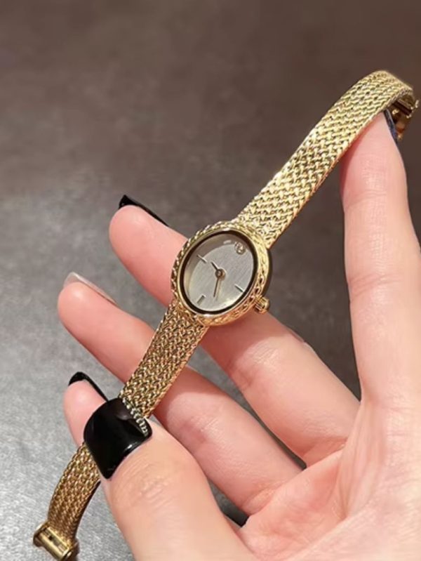 Vintage Altın Kaplama Zarif Kol Saati SK56910