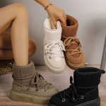 Bağcıklı Kalın Taban Kar Botu SK57095