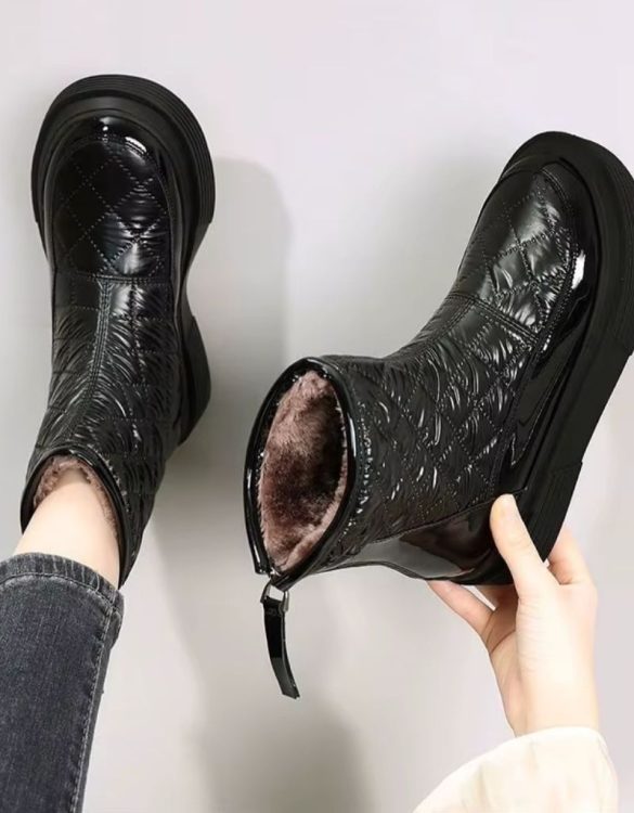 İçi Kürklü Parlak Kar Botu SK56967