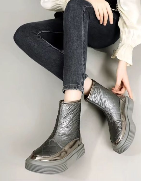 İçi Kürklü Parlak Kar Botu SK56967