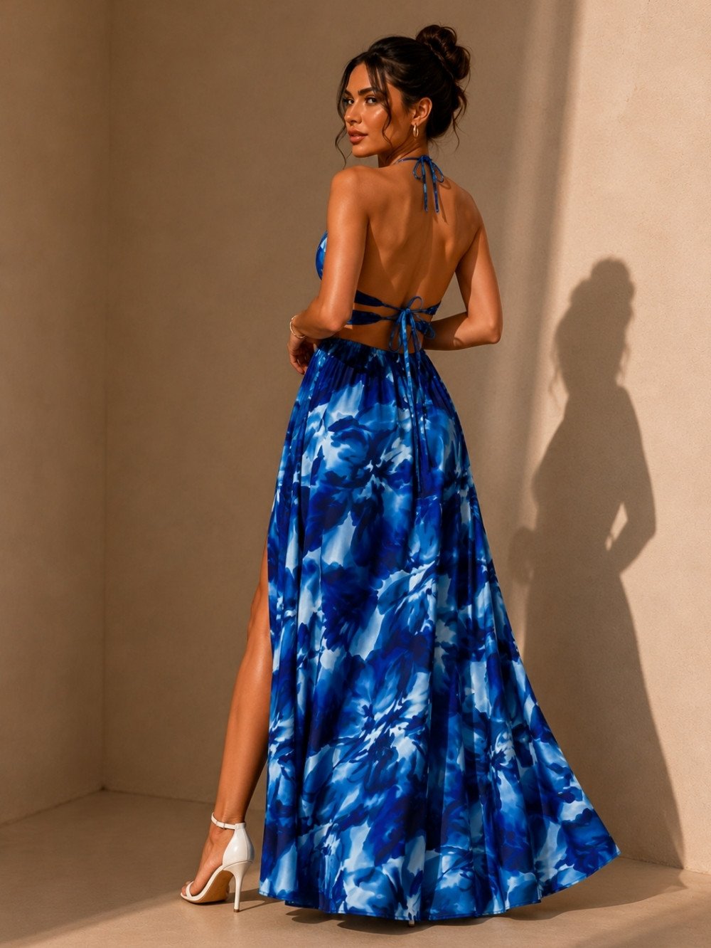 Ocean Breeze Cut-Out Maxi Dress SK61364 - Image 3