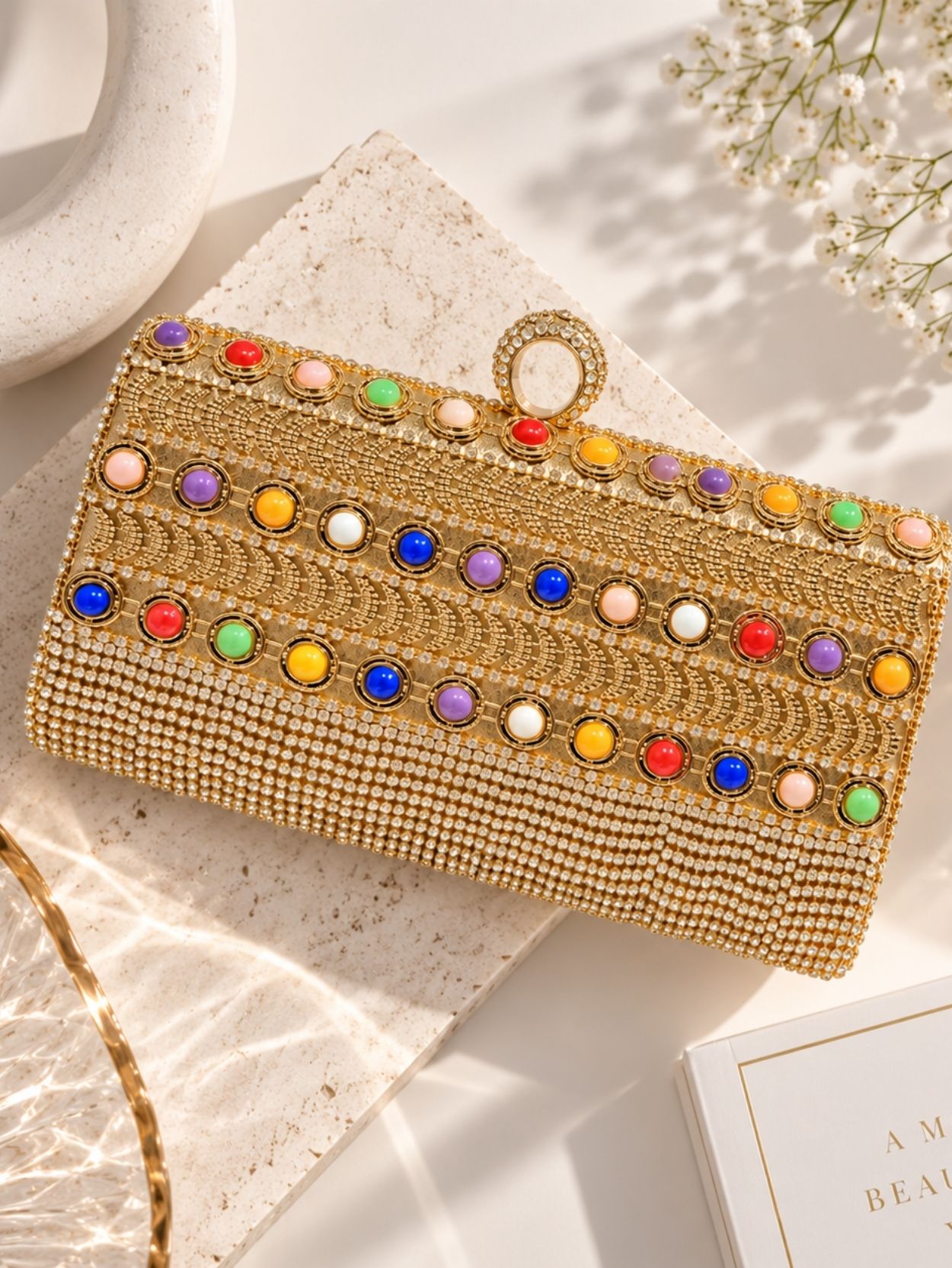 Luxury Sequin Tassel Evening Clutch Bag SK62968 - Image 3