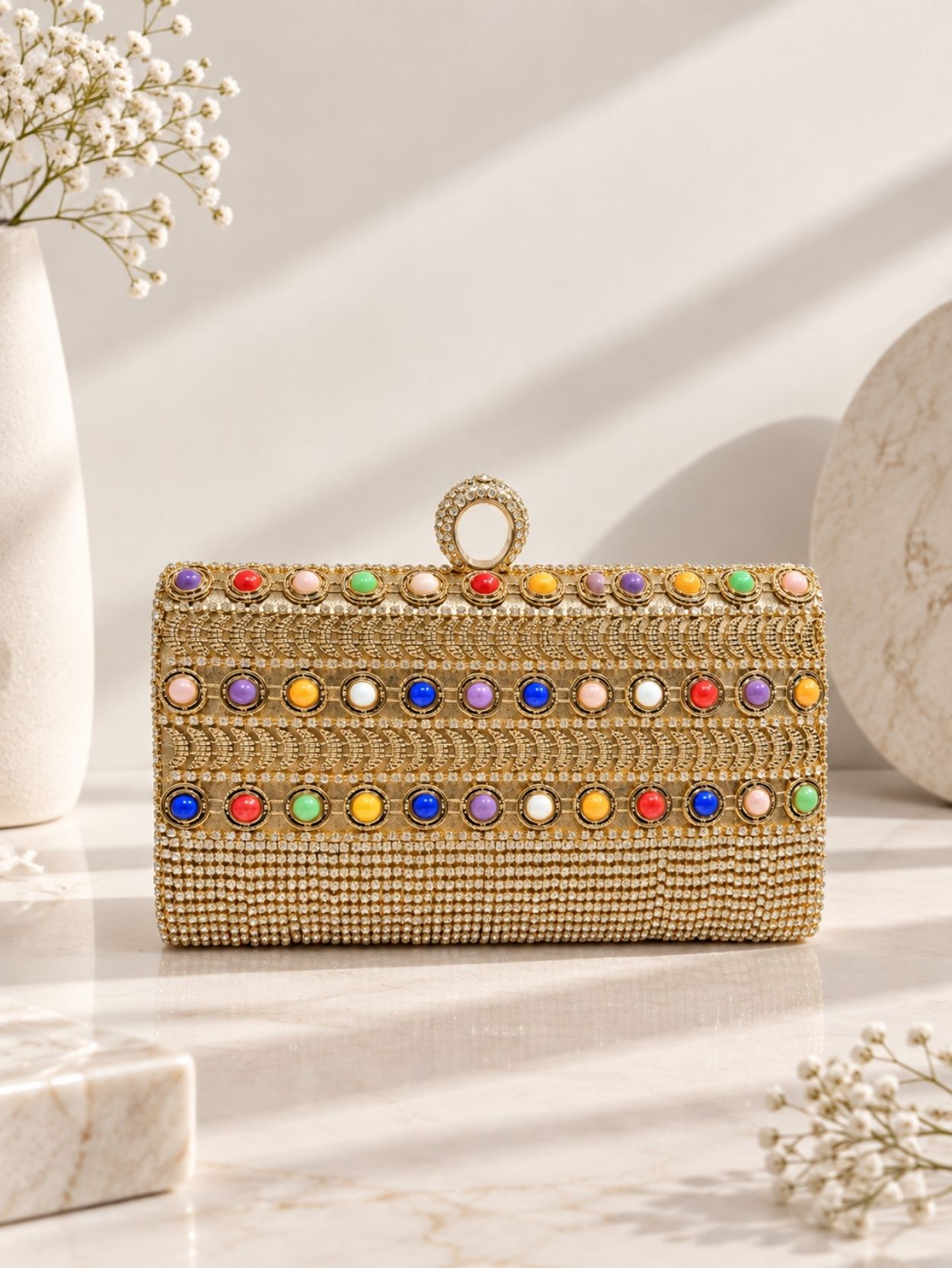Luxury Sequin Tassel Evening Clutch Bag SK62968 - Image 5