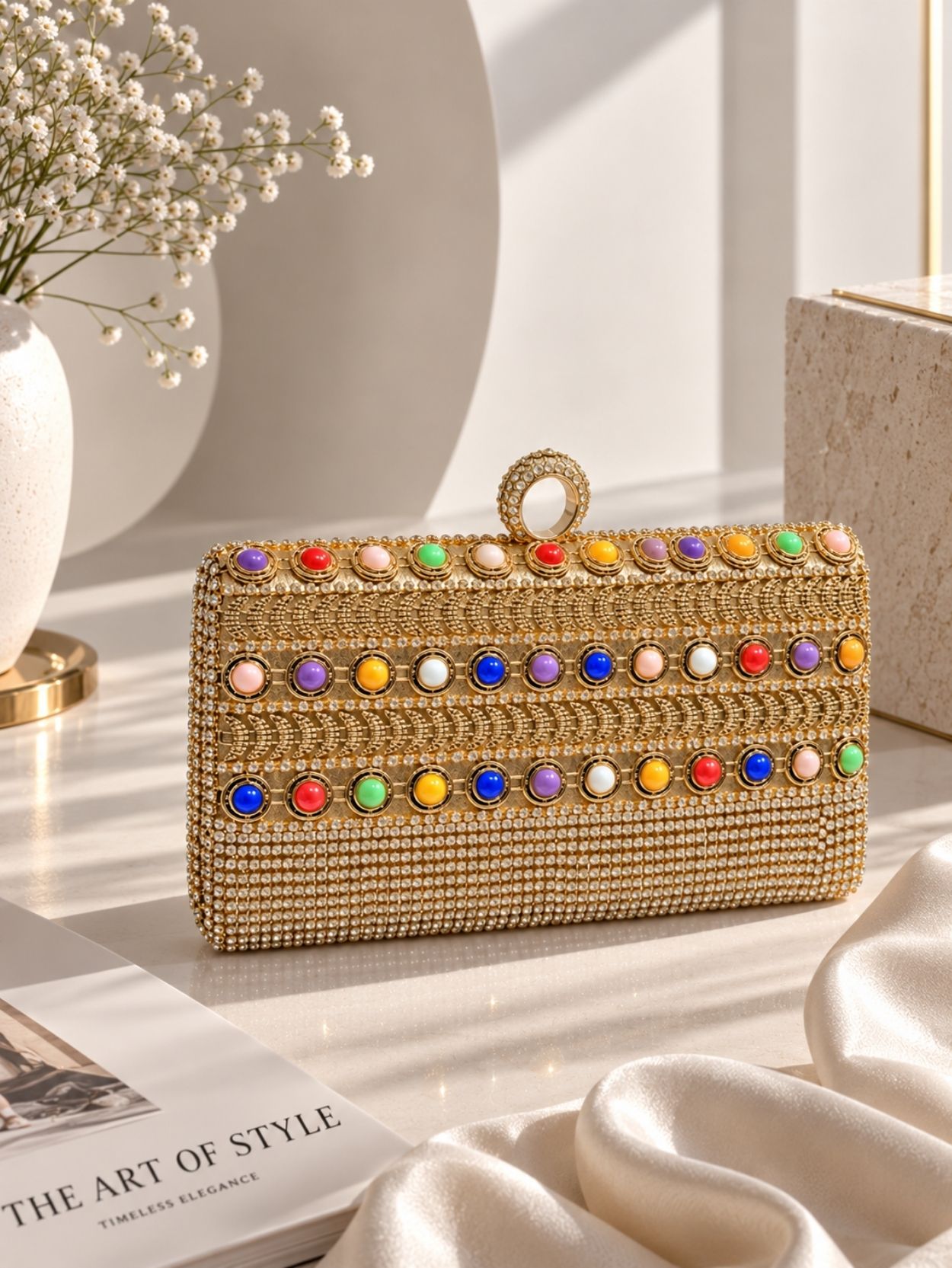 Luxury Sequin Tassel Evening Clutch Bag SK62968 - Image 2